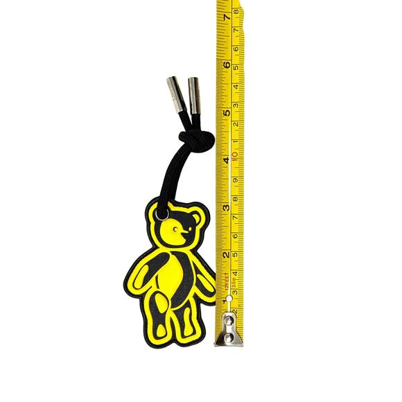 Bear Bag Charm Brown Lambswool, Pale Gold-Finish Metal and  Dior Teddy Bear Charm